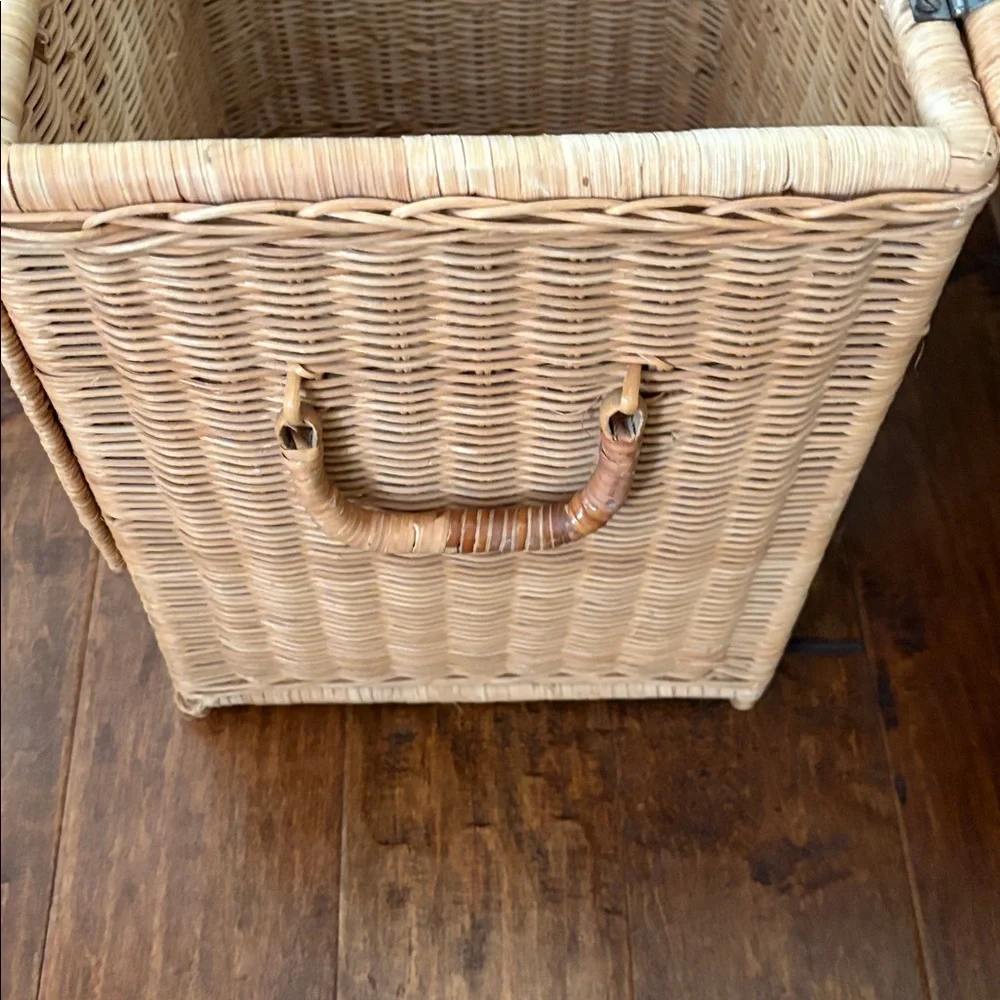 Elephant Wicker Storage Basket